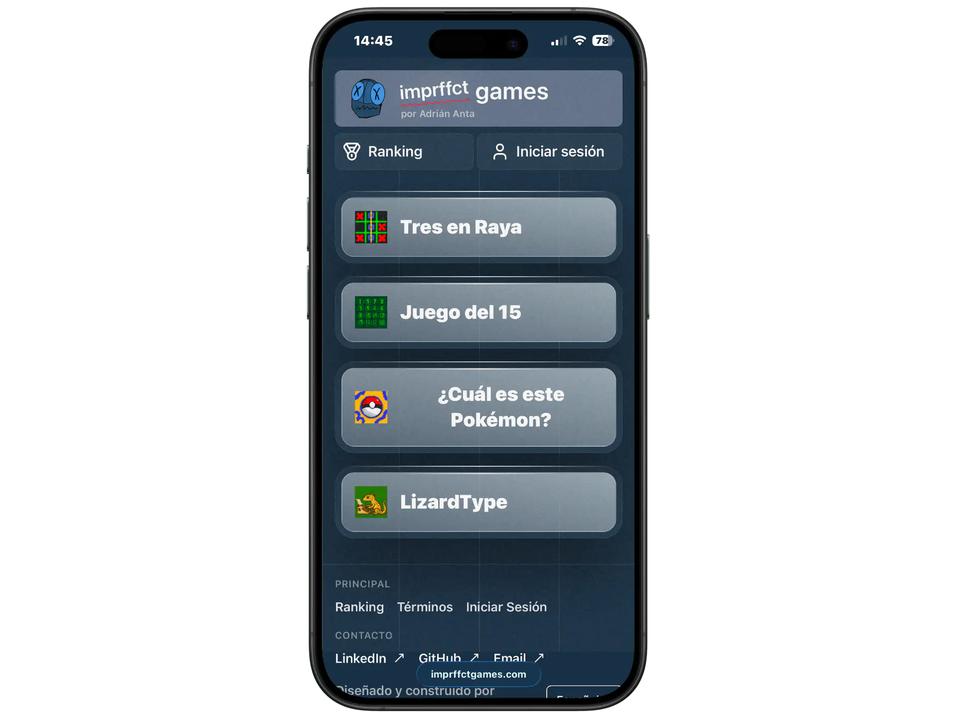 Mobile preview image of Imprffct games